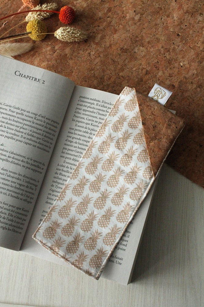 Marque page en coin Ananas Les Fantaisies de Malou