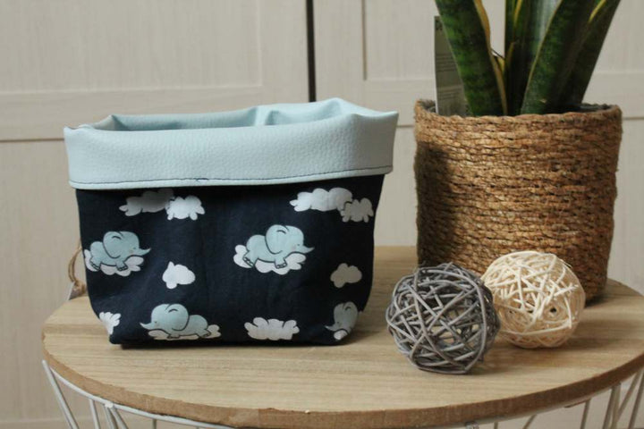 Panier Réversible Eléphant Les Fantaisies de Malou