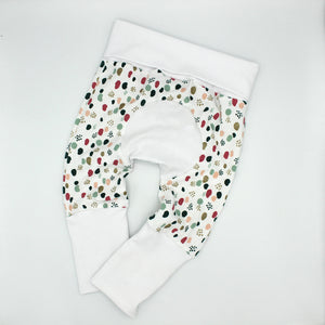 Pantalon évolutif  bébé et enfants Confettis blanc Les Fantaisies de Malou