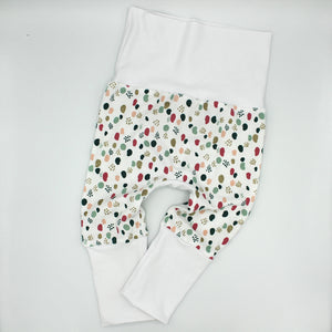 Pantalon évolutif  bébé et enfants Confettis blanc Les Fantaisies de Malou