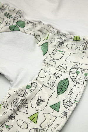 Pantalon évolutif  bébé et enfants Forêt magique Les Fantaisies de Malou