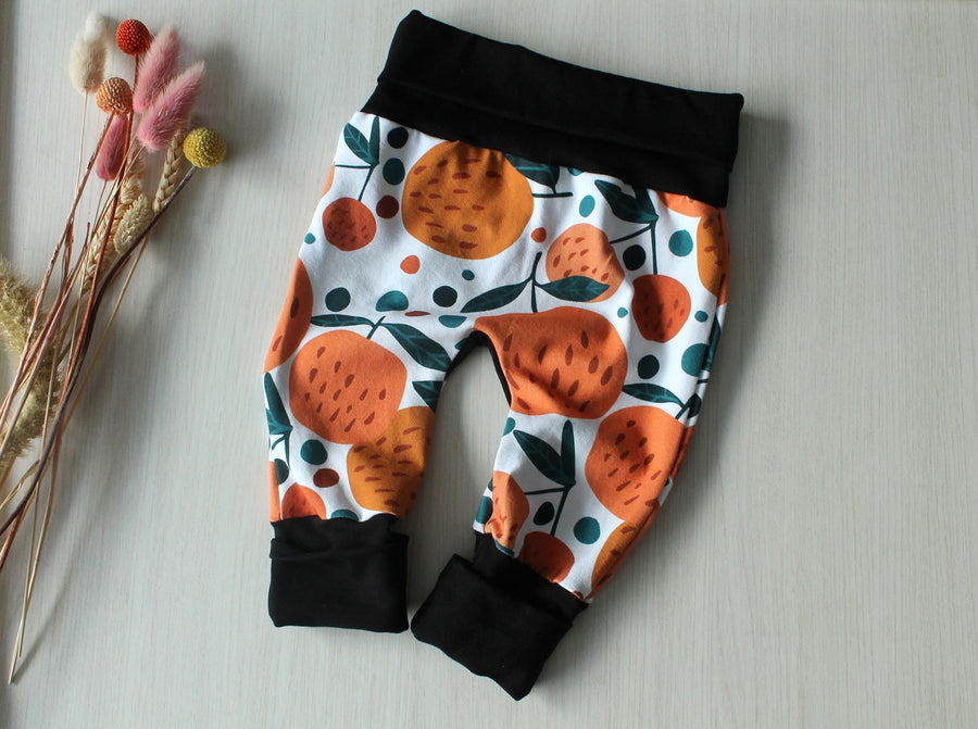 Pantalon évolutif bébé et enfant Fruit Les Fantaisies de Malou