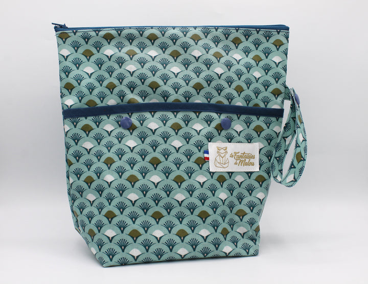 Grande pochette imperméable Eventail Les Fantaisies de Malou