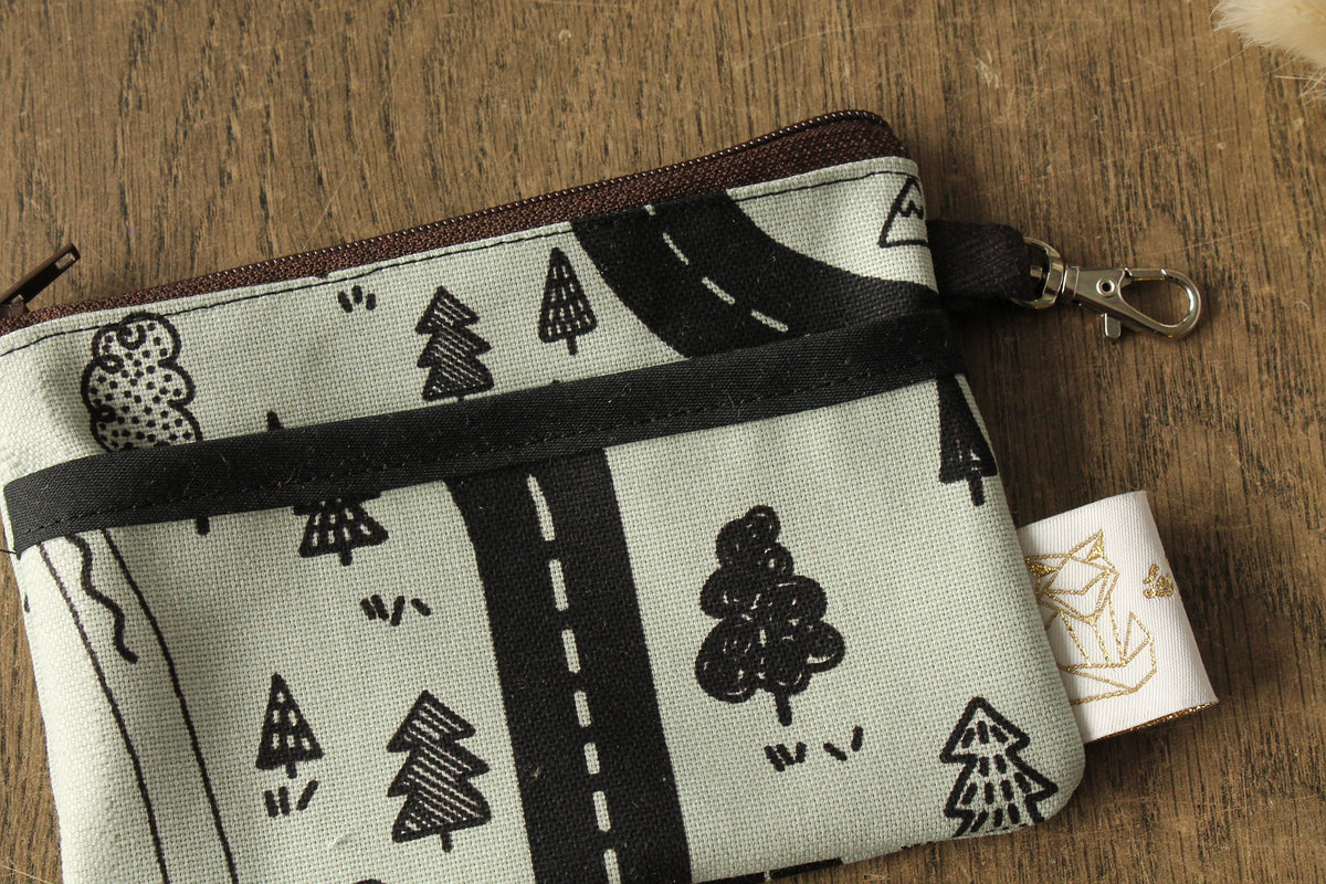 Lot De 8 Mini Pochettes Zippées – Motifs Mignons Pour Pièces, Cartes, Maquillage