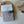 Charger l&#39;image dans la galerie, protège carnet de santé fleuris fleurs bleues et grises personnalisable créatrice textile bébé idée cadeau de naissance les fantaisies de Malou

