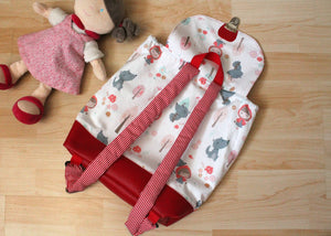 Sac à dos enfant maternelle Chaperon Rouge Les Fantaisies de Malou