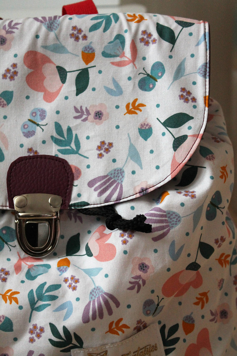 Sac à dos enfant maternelle Fleurs Les Fantaisies de Malou