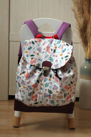 Sac à dos enfant maternelle Fleurs Les Fantaisies de Malou