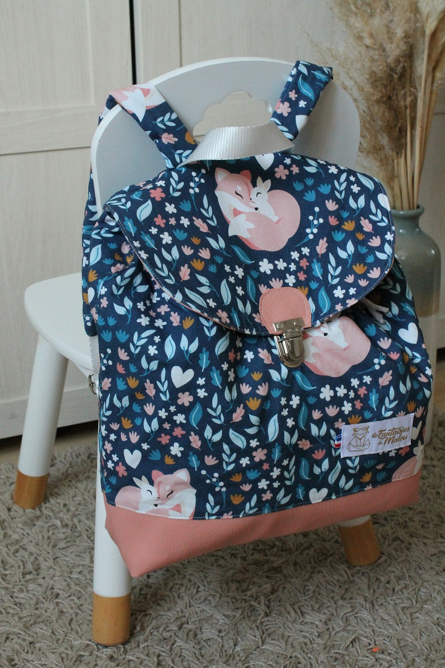 Sac à dos enfant maternelle Renarde Les Fantaisies de Malou