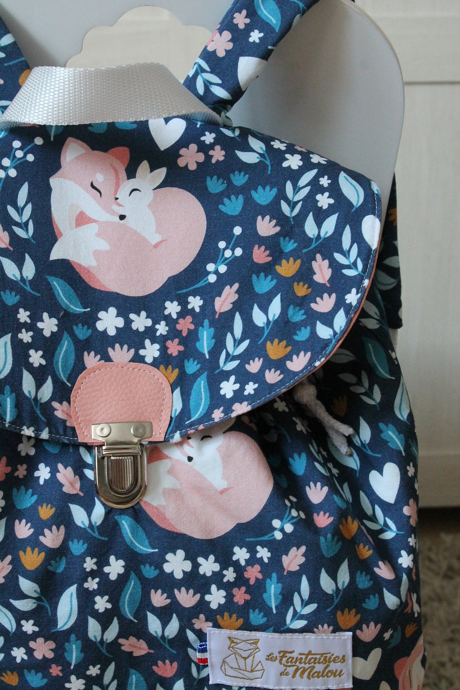 Sac à dos enfant maternelle Renarde Les Fantaisies de Malou