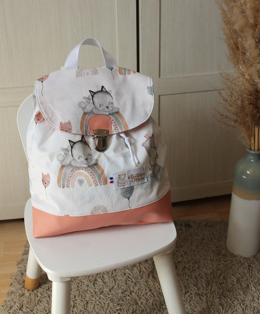 Sac a dos enfant personnalise chats – Cool and the bag