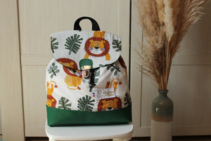 Sac à dos enfant maternelle Lion Les Fantaisies de Malou