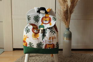 Sac à dos enfant maternelle Lion Les Fantaisies de Malou