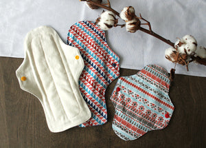 Serviette hygiénique lavable à personnaliser Les Fantaisies de Malou