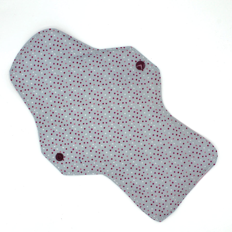 Serviette hygiénique lavable nuit XL, Point  flanelle bio Les Fantaisies de Malou