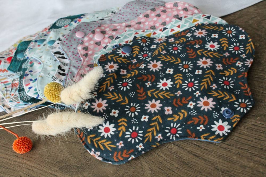 Serviette hygiénique lavable à personnaliser Les Fantaisies de Malou