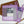 Load image into Gallery viewer, Set de 2 maniques Patchwork mauves Les Fantaisies de Malou

