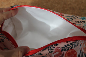 Trousse boxy Agrumes  (tissu de designer) Les Fantaisies de Malou