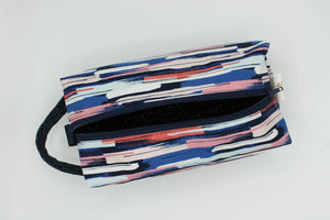 Trousse boxy Electra (tissu de designer) Les Fantaisies de Malou