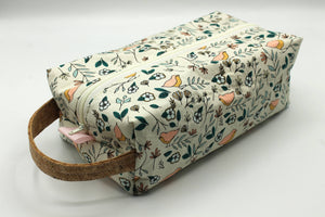 Trousse boxy Garden (tissu de designer) Les Fantaisies de Malou