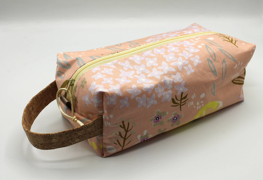 Trousse boxy Rico (tissu de designer) Les Fantaisies de Malou