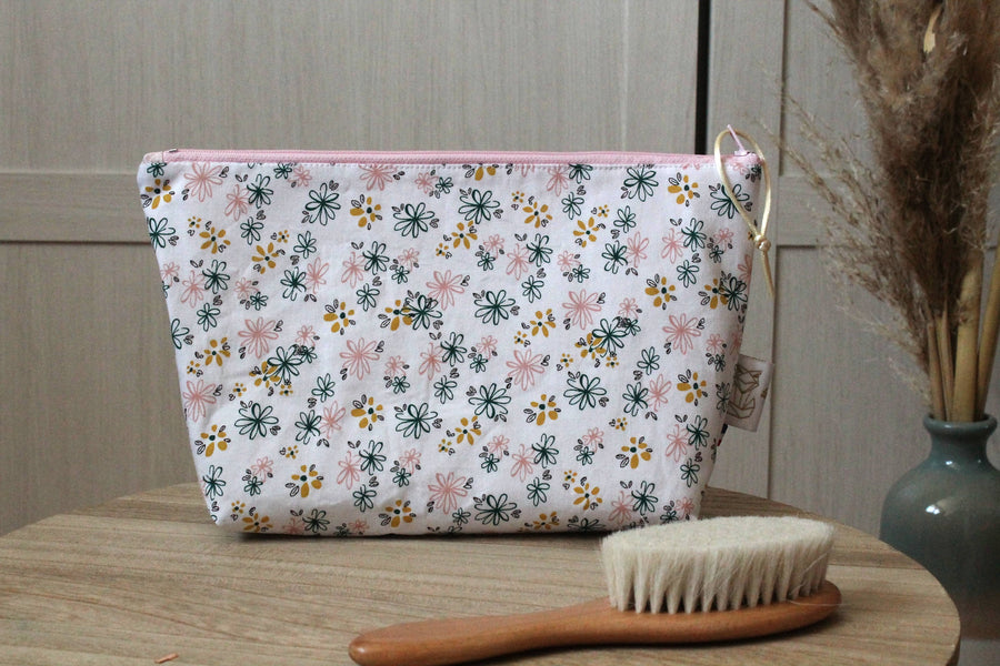 Trousse de toilette L Douces Fleurs Les Fantaisies de Malou