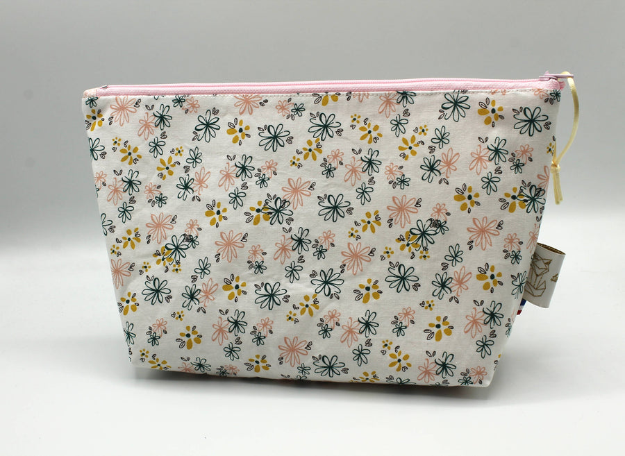 Trousse de toilette L Douces Fleurs Les Fantaisies de Malou