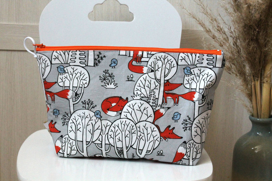 Trousse de toilette L Foxes Les Fantaisies de Malou