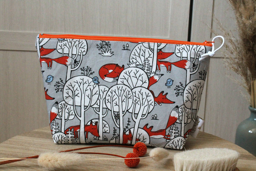 Trousse de toilette L Foxes Les Fantaisies de Malou